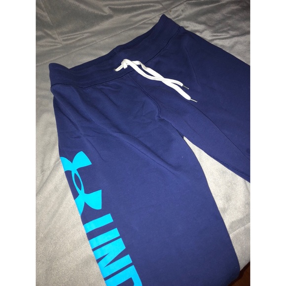 🦄Under Armour Purple and Blue Joggers - Picture 2 of 3